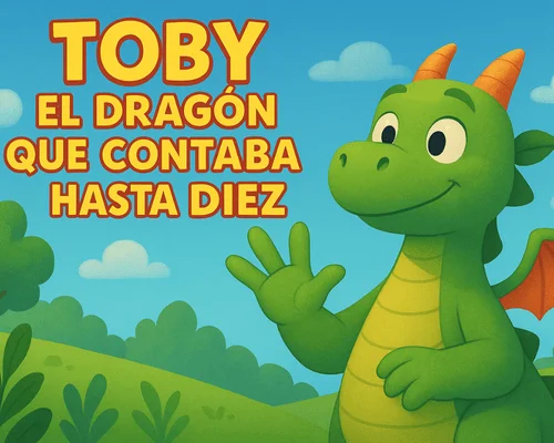 Toby el dragón que contaba hasta 10 (500 x 400 px)
